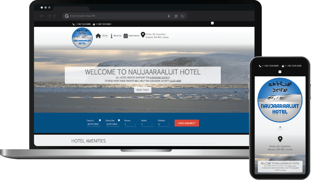 Web Design Case Study Cover Photo Clyde River Hotel