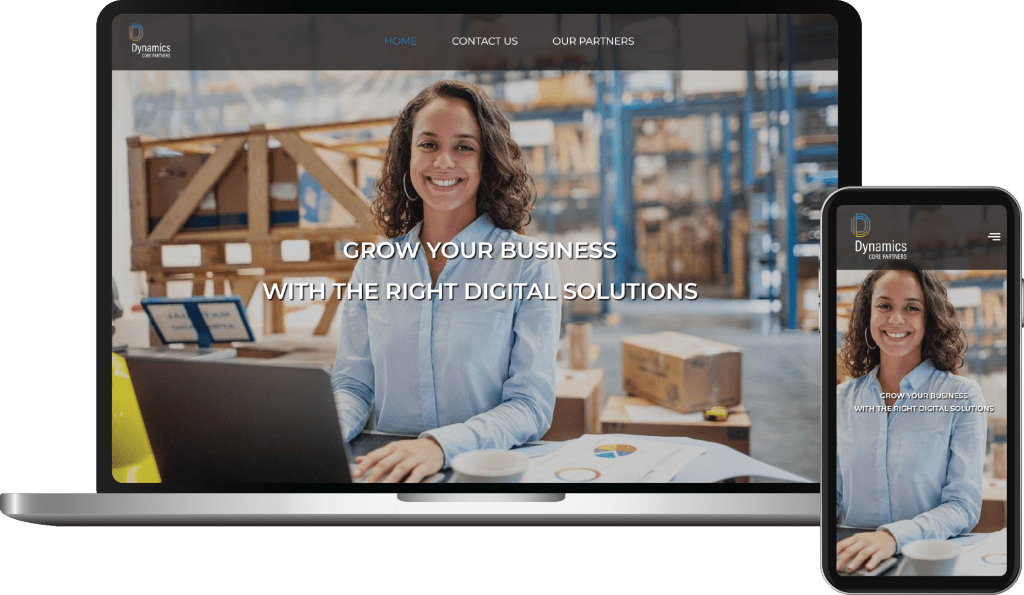 Web Design Case Study Cover Photo Dynamic Core Partners