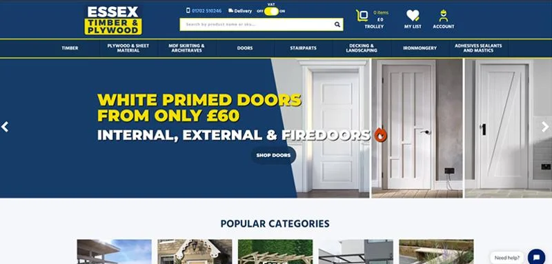 Web Design Case Study Cover Photo Essex TP